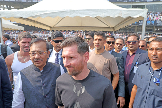 Messi’s India tour gets off to a chaotic start